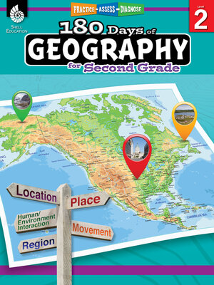 cover image of 180 Days of Geography for Second Grade